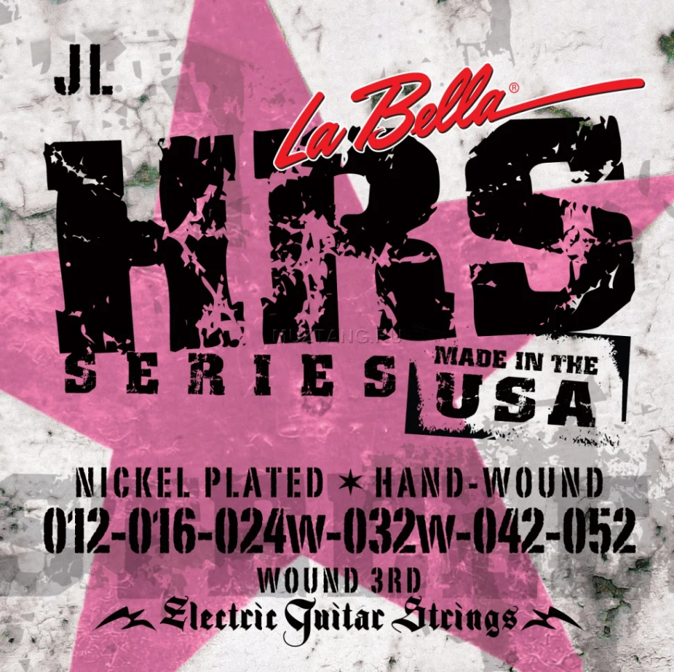 La Bella HRS-JL Nickel Rounds Jazz Light 12-52