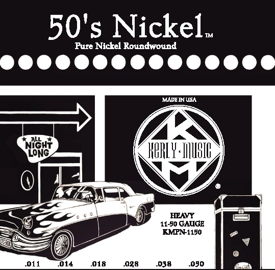 Kerly KMPN-1150 50's Pure Nickel Roundwound