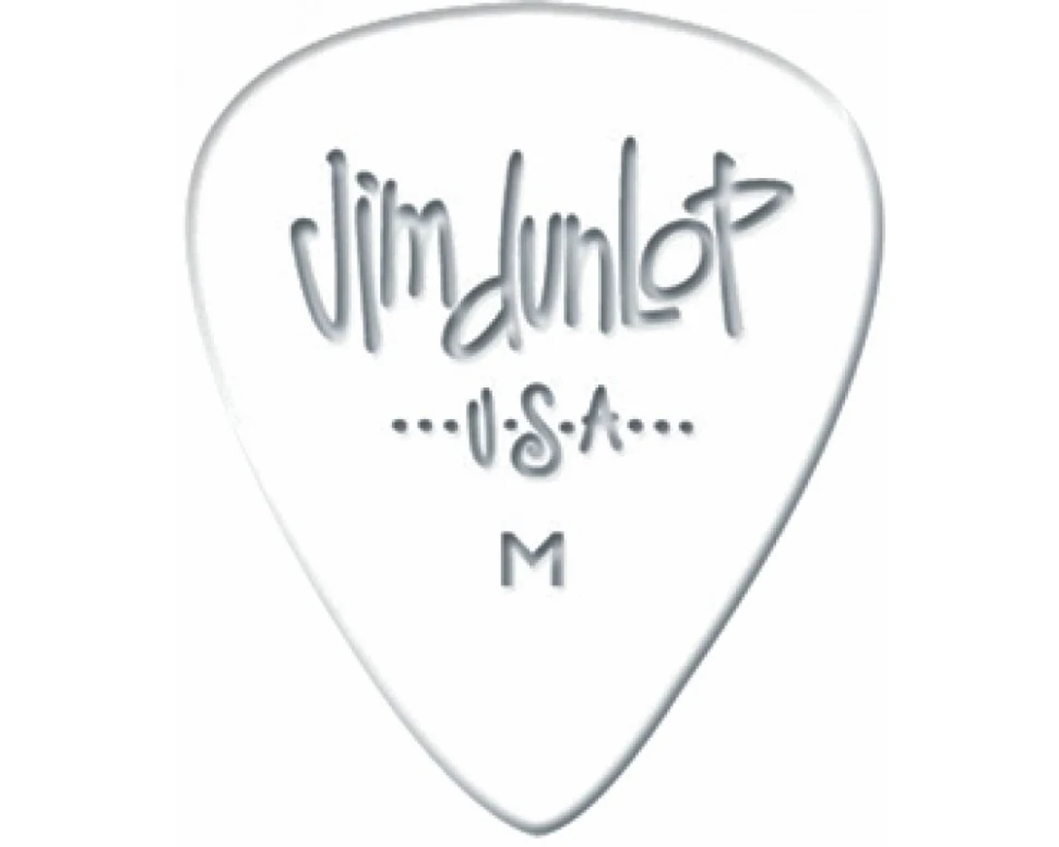 Dunlop 4830-01 Genuine Celluloid White Classics