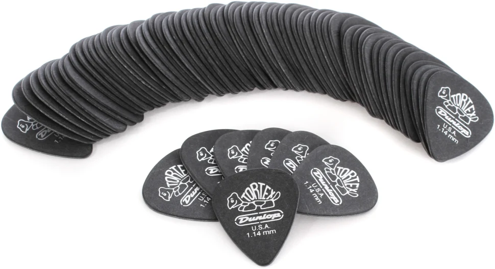 Dunlop 488R1.14 Tortex Pitch Black