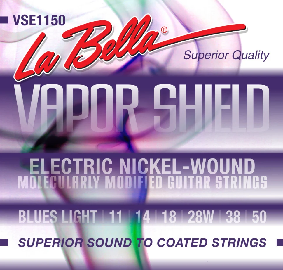 La Bella VSE1150 Vapor Shield Electric Blues Light 11-50
