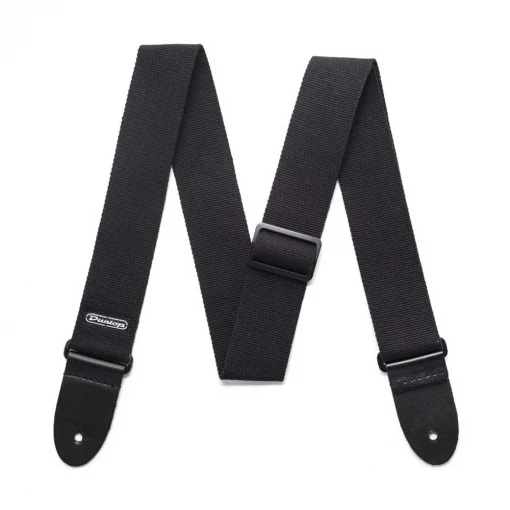 Dunlop D21-01BK Cotton Strap Black
