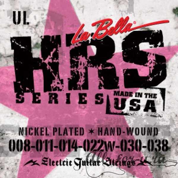 La Bella HRS-M Nickel Rounds Medium 10-48 2 PAK