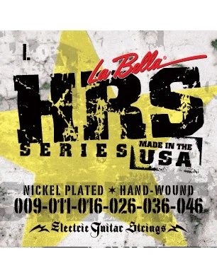 La Bella HRS-L Nickel Rounds Light 09-46 2 PAK