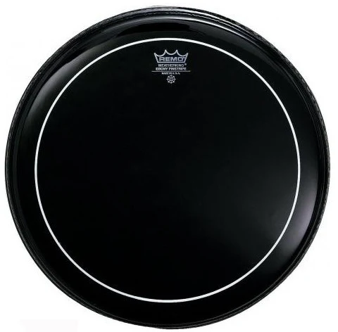Remo ES-1620-PS Bass Pinstripe Bass Ebony 20