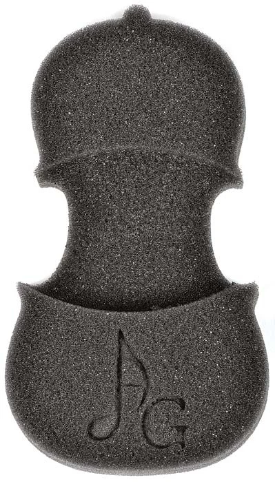 GEWA Acousta Grip Protege Shoulder Rest Charcoal