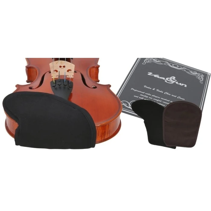 GEWA Vaagun Chin Rest Cover Round L Black