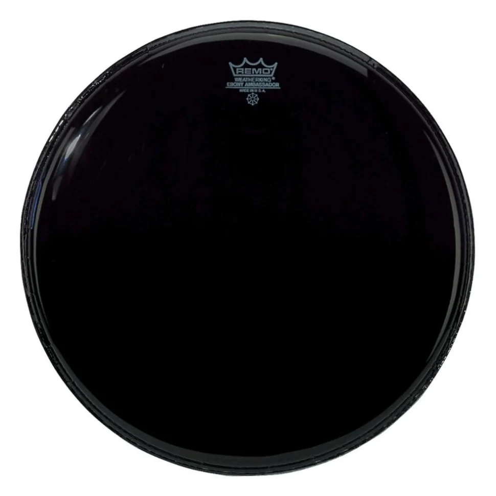 Remo ES-0016-00 Ambassador Ebony Batter 16"