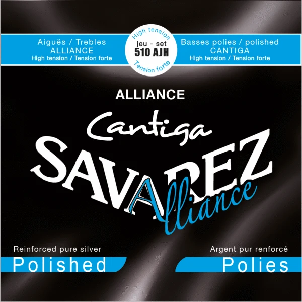 SAVAREZ 510AJH Alliance Cantiga Blue Silver Polished Basses