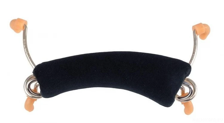 GEWApure Comfort Violin Shoulder Rest Green Velvet 3/4-4/4