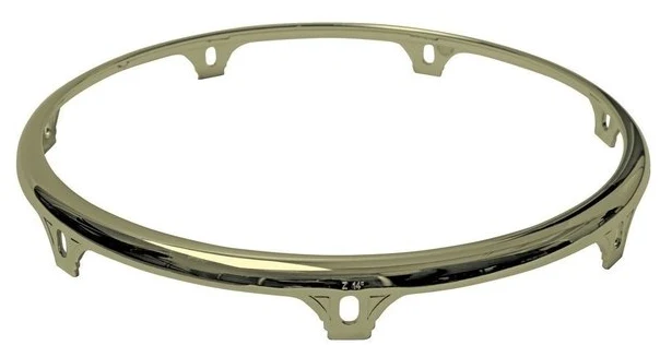 LATIN PERCUSSION HOOPED CONGA COMFORT CURVE II - Z SERIES EXTENDED COLLAR BRUSHED NICKEL LP775-BN