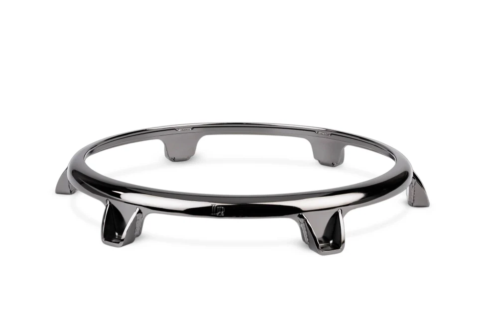 LATIN PERCUSSION HOOPED CONGA COMFORT CURVE II TOP TUNING EXTENDED COLLAR BRUSHED NICKEL LP2567-BN