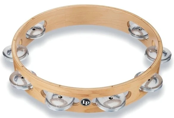 LATIN PERCUSSION TAMBOURINE 10" LP380A-AL