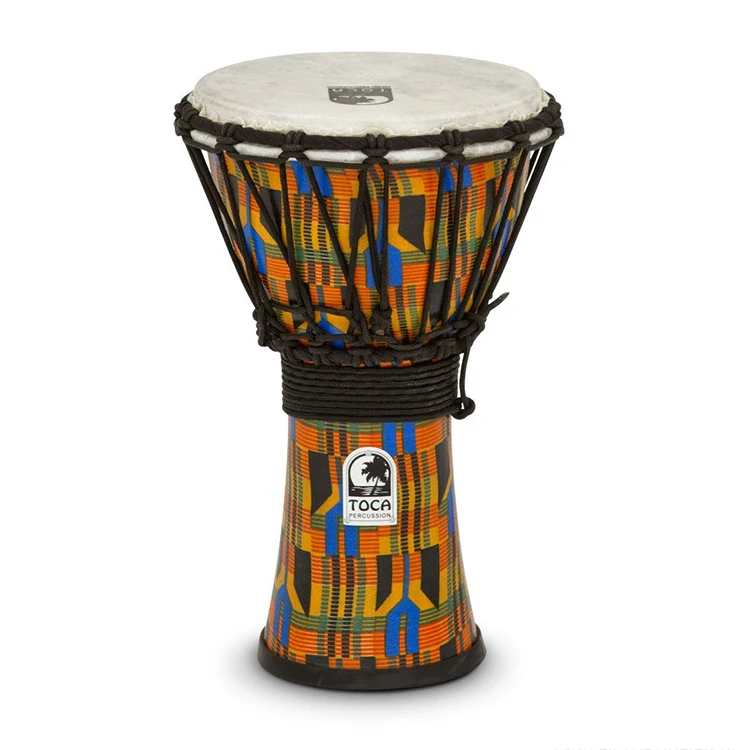 Toca SFDJ-7K Djembe Freestyle Kente Cloth