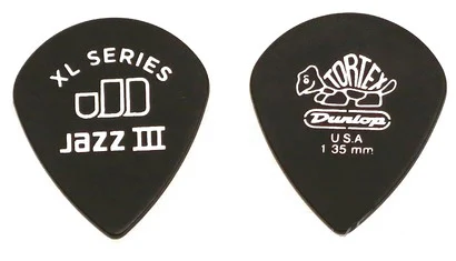 Dunlop 498P1.35 Tortex Jazz III XL