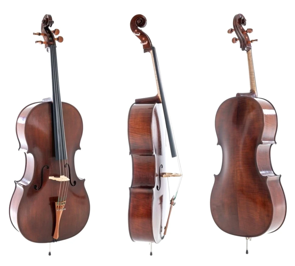 GEWA Concert Cello Rubner Dark Red 4/4 