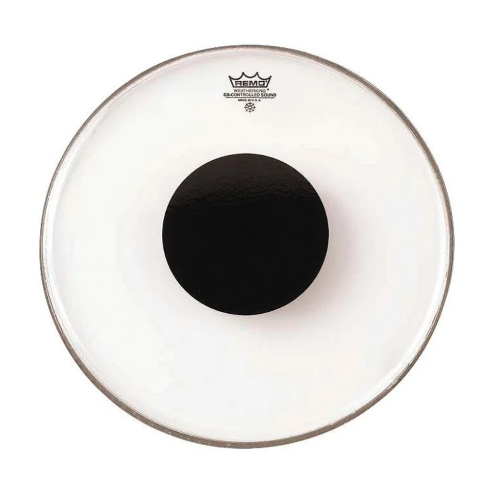 REMO CS-0313-10 Batter Controlled Sound Black Dot Clear 13"
