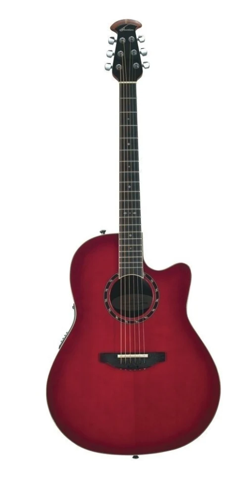 OVATION 2771AX-СCB-G Standard Balladeer Deep Contour Cutaway Cherry Cherry Burst