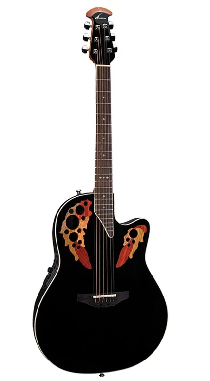 OVATION 2778AX-5 Standard Elite Deep Contour Cutaway Black