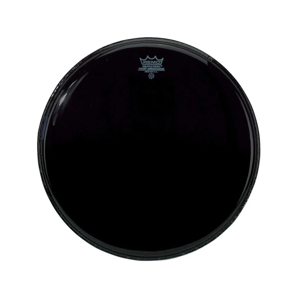 REMO ES-0010-00 Batter, Ambassador, Ebony, 10"