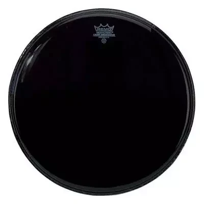 REMO ES-1022-00 Bass, Ambassador, Ebony, 22"