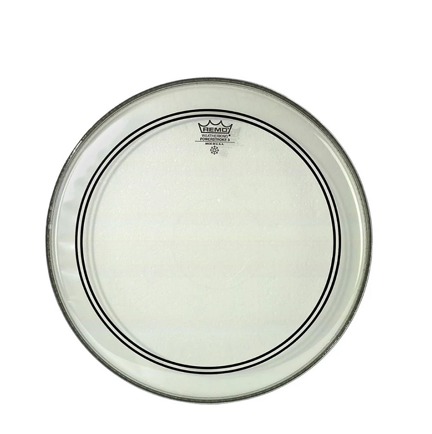 REMO P3-1320-C2 Bass, Powerstroke 3, Clear, 20"