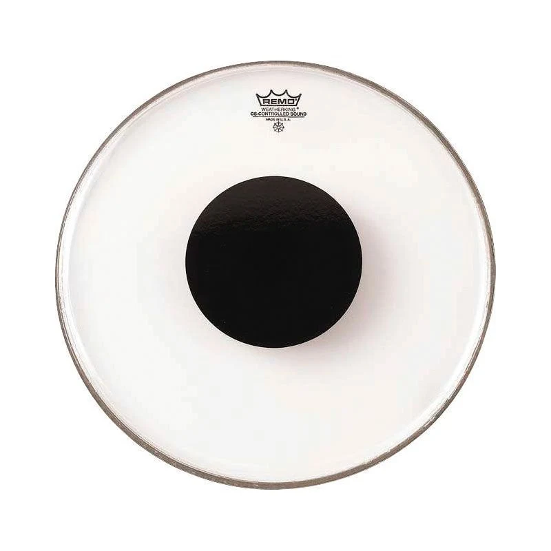 REMO CS-0316-10 Batter, Controlled Sound, Clear, Black Dot On Top, 16"