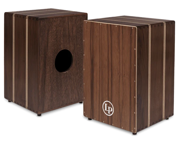 Latin Percussion LP8800WS Peruvian Solid Wood Walnut String Cajon