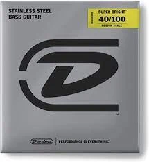 DUNLOP DBSBS40100M Super Bright Stainless Steel Medium Scale