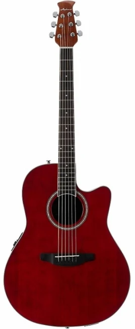 Applause AB24II-2S Balladeer Cutaway Ruby Red Satin
