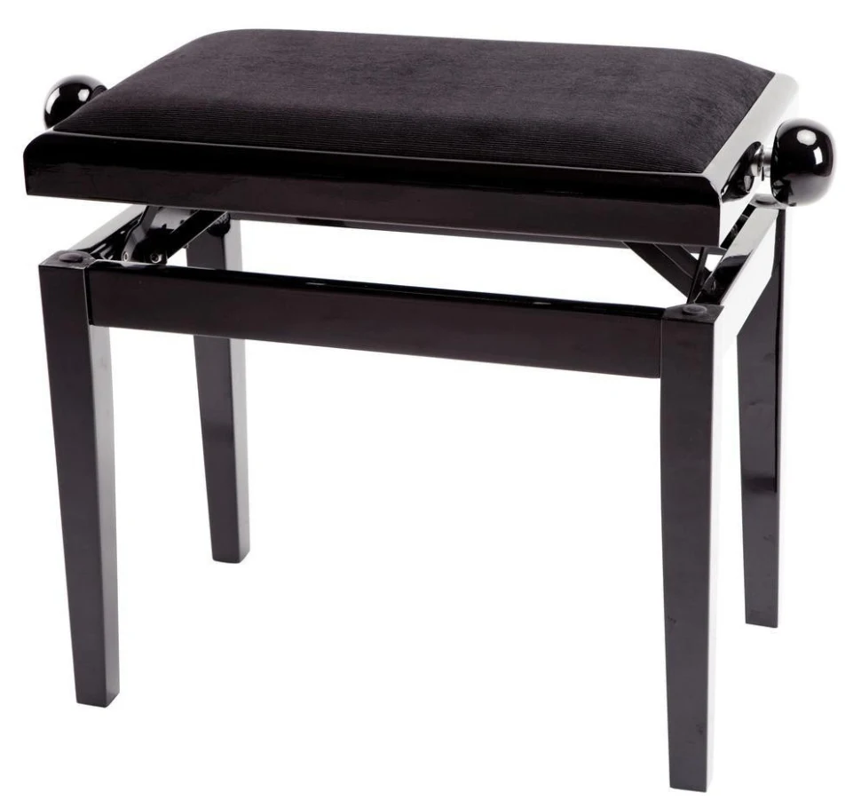 GEWA Piano Bench Deluxe Black High Gloss