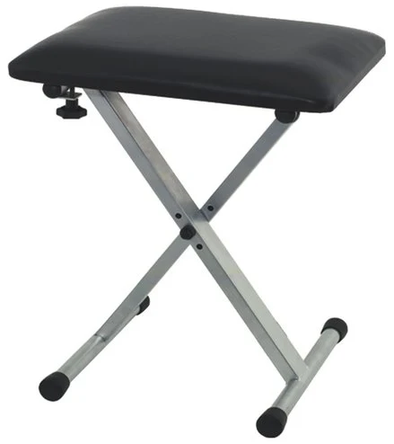 GEWA KB-10SI Keyboard Stool Silver Grey