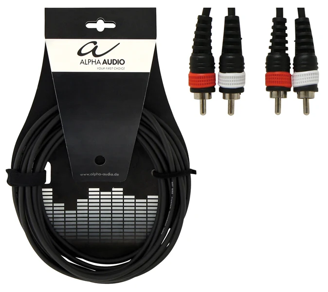 Alpha Audio Basic Line Audio Twin Cable 2 RCA - 2 RCA 1.5 м