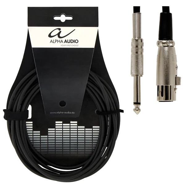 Alpha Audio Basic Line Microphone Cable XLR/Jack 3 м