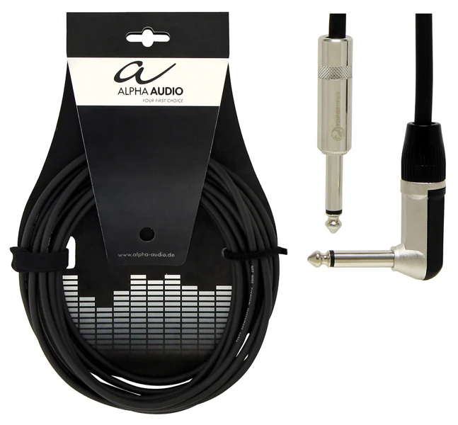 Alpha Audio Pro Line Instrumental Cable Angled 9 м