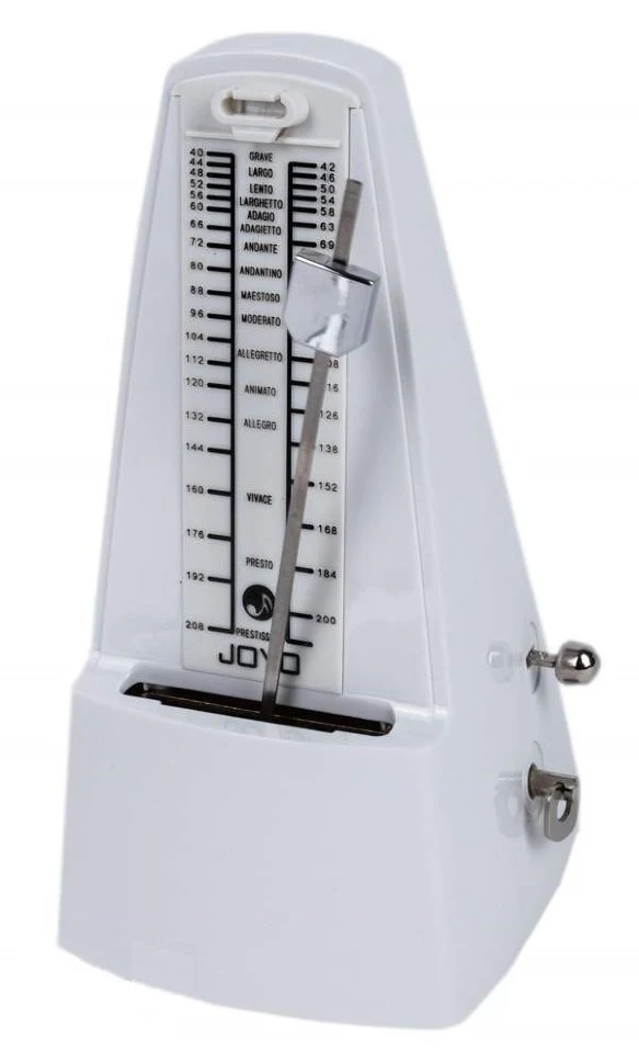JOYO JM-69 Mechanical Metronome White  механический метроном, пластиковый корпус