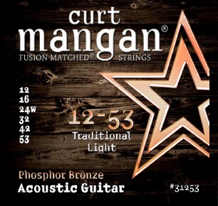 Curt Mangan Phosphor Bronze Traditional Light 12-53