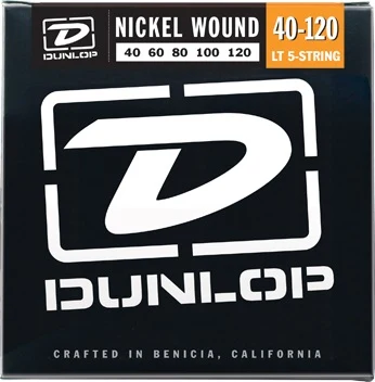 Dunlop DBN Nickel Plated Steel Bass Light 5 40-120