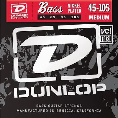 Dunlop DBN Nickel Plated Steel Medium 45-105