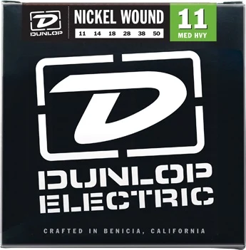 Dunlop DEN Nickel Plated Steel Medium Heavy 11-50