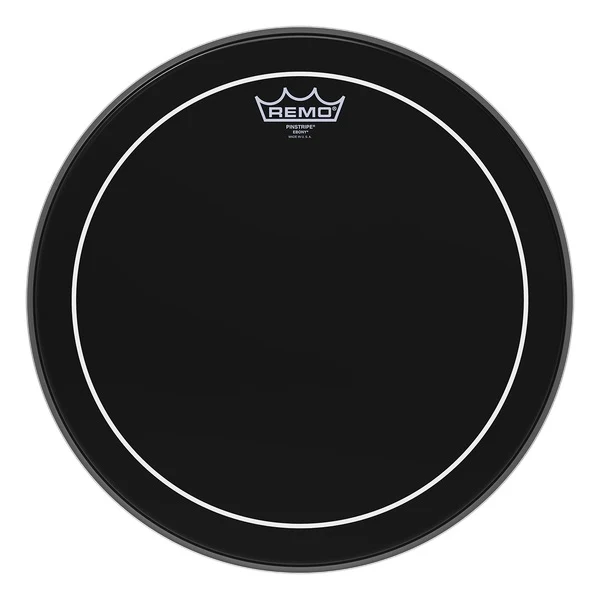 Remo ES-0613-PS Pinstripe Batter Ebony 13''