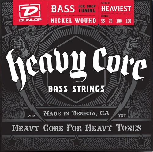 Dunlop DBHCN Heavy Core Bass NPS Heavyest 55-120