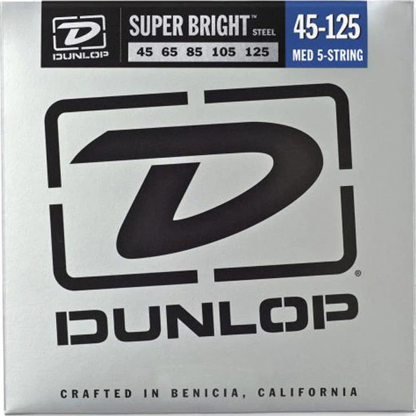 Dunlop DBSBS Super Bright Steel Bass Light 5 45-125
