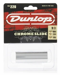 Dunlop 220 Chromed Steel Medium Medium