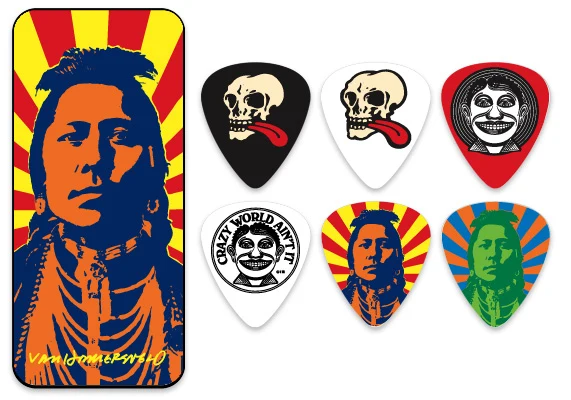 Dunlop JVHPT02H Van Hamersveld Indian Pick Tin