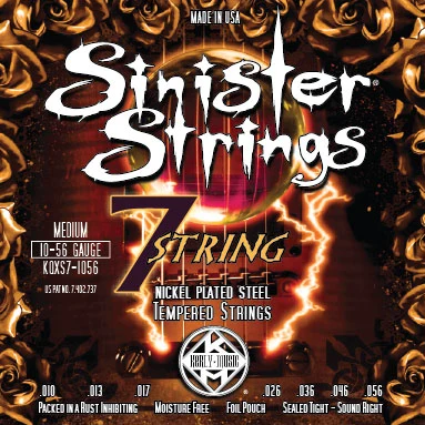 Kerly KQXS7-1056 Sinister 7 Strings Nickel Tempered