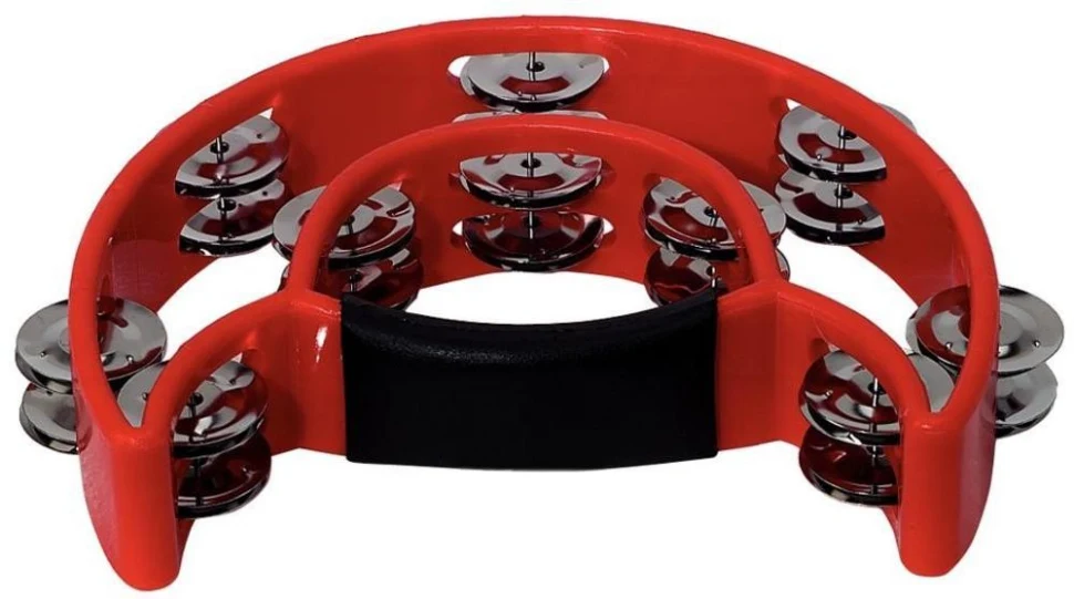 GEWA Jingle Wreath Half Moon 20 Jingles Red