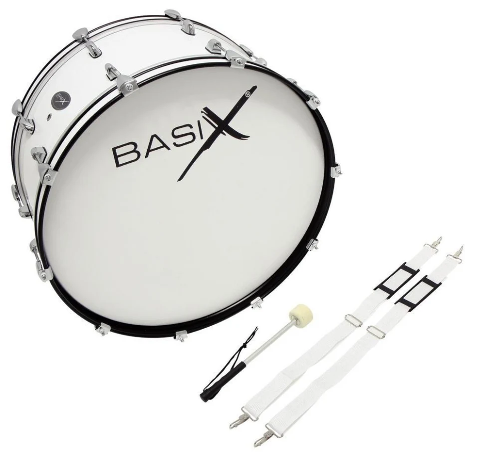 Basix Marching Bass Drum 26x10"