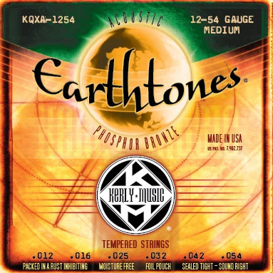 Kerly KQXA-1254 Earthtones Phosphor Bronze Tempered