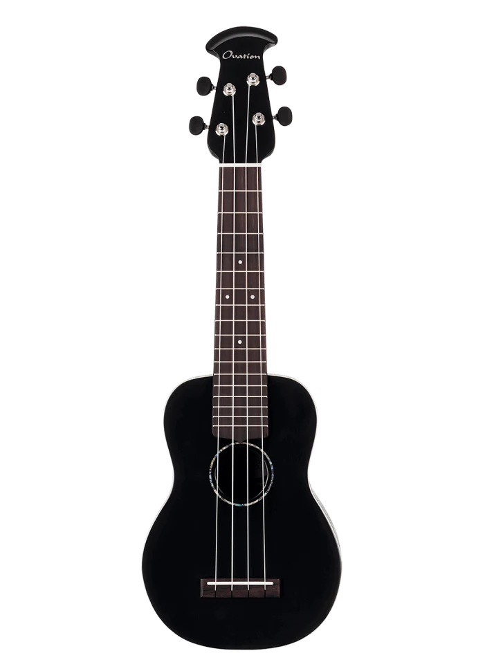 OVATION UCS10-5S Soprano Ukulele Celebrity Traditional Black Satin